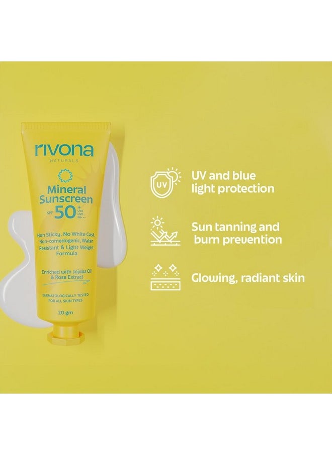 RIVONA NATURALS Summer Travel Kit Po4 | Sunscreen, Face Wash, Face Cream, Cleansing Balm | 100% Vegan, Natural, Cruelty Free | All Skin Types  - Image 4