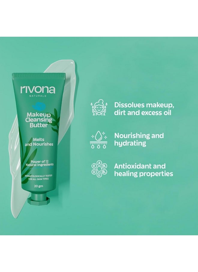 RIVONA NATURALS Summer Travel Kit Po4 | Sunscreen, Face Wash, Face Cream, Cleansing Balm | 100% Vegan, Natural, Cruelty Free | All Skin Types  - Image 3