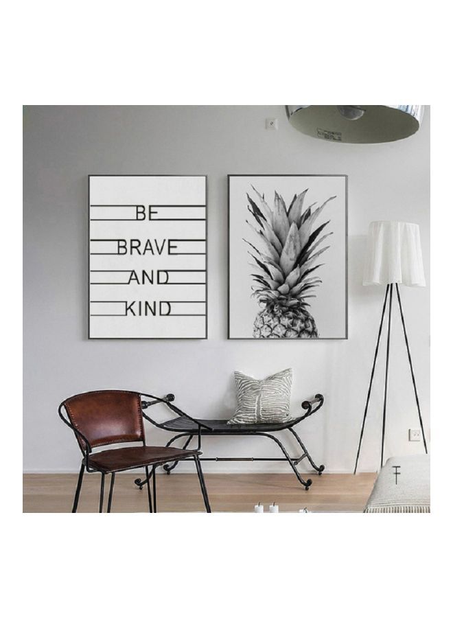 NIBEMINENT 2-Piece Decorative Wall Paintings Multicolour 40x50centimeter - Image 1