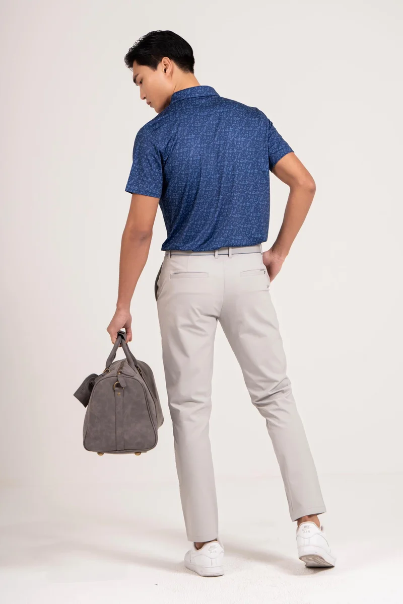 Egl  Men's Golf Pants - Grey - Athletic Fit for Men | Best Price UAE
