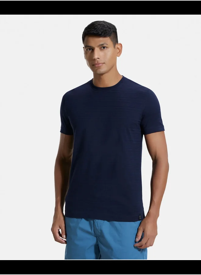 جوكي Jockey IM21 Men's Super Combed Supima Cotton Solid Round Neck Half Sleeve T-Shirt