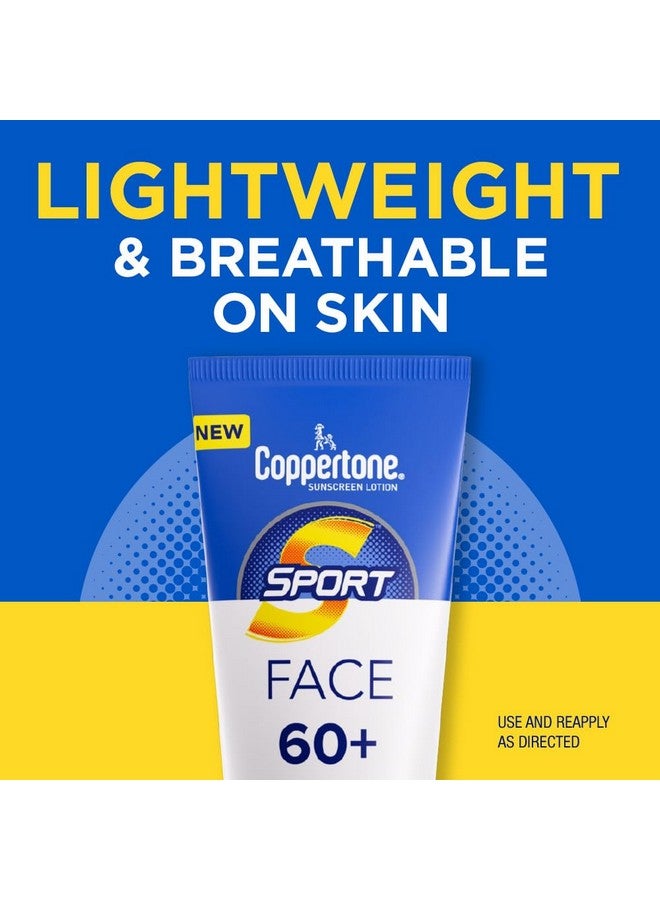 لوشن واقي من الشمس للوجه من كوبرتون سبورت بعامل حماية من الشمس 60+، مقاوم للماء، واقي من الشمس واسع الطيف بعامل حماية من الشمس 60+، أنبوب 2.5 أونصة سائلة - Image 3
