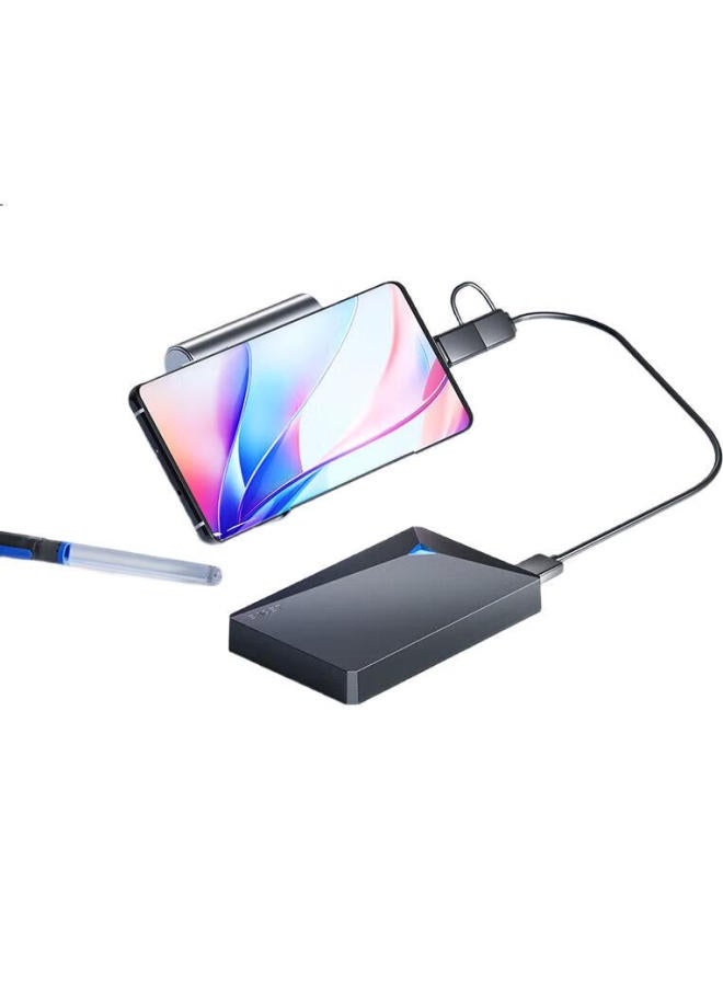Eaget External Hard Drive, 1Tb Dual-Bay Backup, Usb3.0 G20Cpro, 2.5-Inch, External Storage For Data And Photos, High-Speed Transfer, Shockproof, Black - Image 2