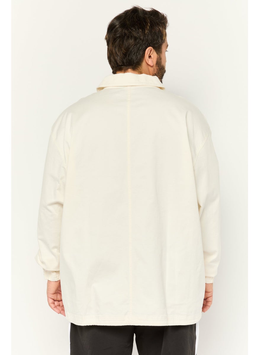 PUMA Men Sportswear Fit Long Sleeve Outdoor Jacket, Ivory  - Image 2