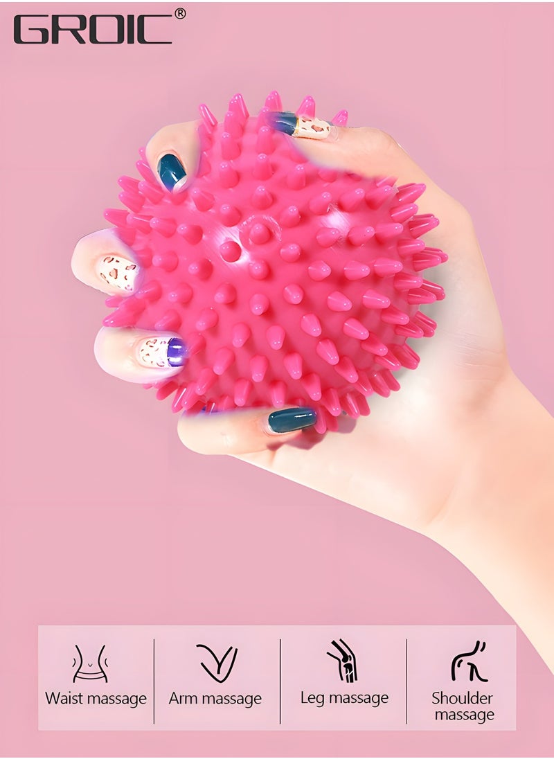 GROIC Massage Ball Set,Squeeze Balls for Hand Therapy Set (3 Pack) ,ack, Arm, Neck, Shoulder, Leg Circulation Roller,relief ball Relieve Wrist & Thumb Pain  - Image 2