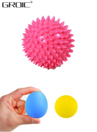 Massage Ball Set,Squeeze Balls for Hand Therapy Set (3 Pack) ,ack, Arm, Neck, Shoulder, Leg Circulation Roller,relief ball Relieve Wrist & Thumb Pain - pzsku/Z1EAB099F97C90B163781Z/45/1746438297/5331e299-7ddd-42e3-afcb-b2bb1287fb49