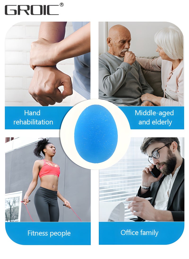 Massage Ball Set,Squeeze Balls for Hand Therapy Set (3 Pack) ,ack, Arm, Neck, Shoulder, Leg Circulation Roller,relief ball Relieve Wrist & Thumb Pain