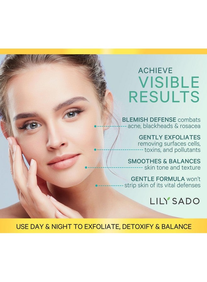 lily sado LILY SADO Matcha Made in Heaven Sugar Facial Scrub - Best Daily Facial Exfoliating Cleanser for Women & Men - Vegan Face Wash Exfoliates Skin, Treats Acne, Reduces Pore Size - 4 oz - Image 4