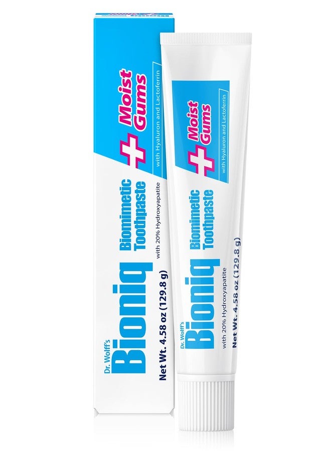 Bioniq Plus+ Gum Formula - 20% Hydroxyapatite Toothpaste, bioHAP and Fluoride Free Toothpaste for Daily Use, Clinically Tested - Our Expert for Enamel and Gum Care - 1 x 4.58 Oz (129.8g) - Image 1