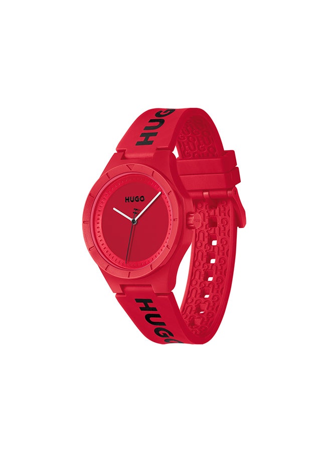 HUGO BOSS Men's Analog Round Shape Silicone Wrist Watch 1530346 - 42 Mm  - Image 2