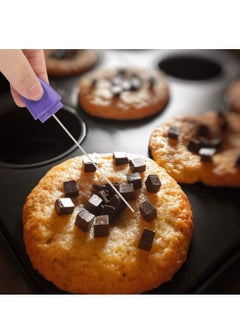 Horoper Cake Tester Needle, Baking Bread Tools Cake Tester Stirring Rod Stainless Steel Test Pin DIY Baking Tool for Cake Cupcake Bread Biscuit Muffin Pancake  - Image 4