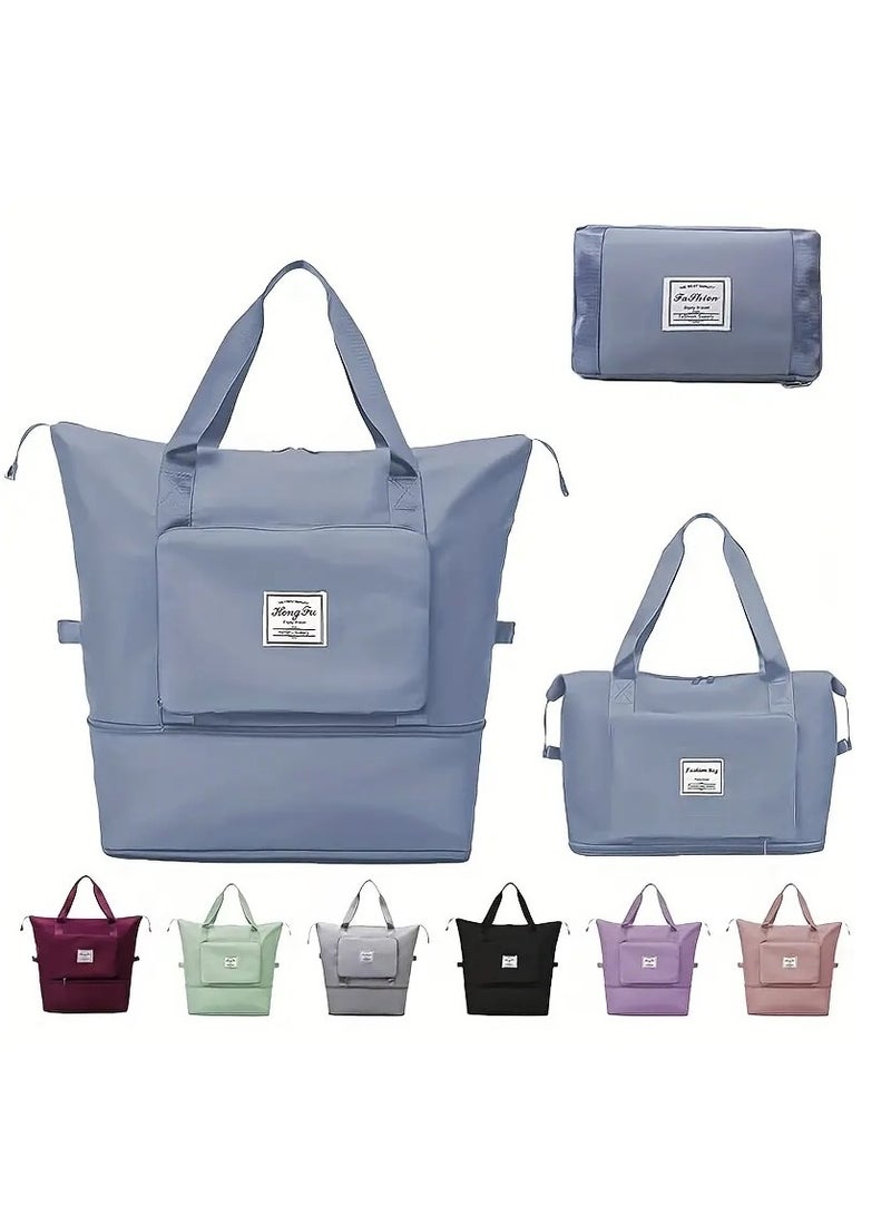 SamoDani Tote Handbag Foldable Extendable Travel Bag for Luggage Gym Sports Multipurpose - Image 1
