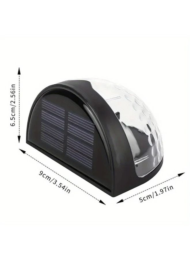 6 حزمة أضواء خارجية تعمل بالطاقة الشمسية مع مستشعر حركة للسياج والفناء والفناء الخلفي، ضوء أبيض - Image 5