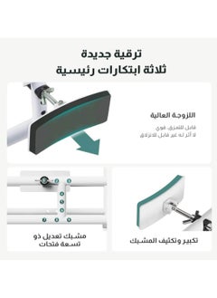 فورديل إطار أمان للمرحاض، دعم معزز لكبار السن والمعاقين، عرض قابل للتعديل ودرابزين أمان للمرحاض  - Image 5