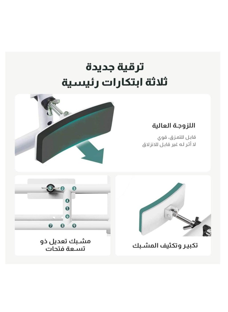 Fordeal - Toilet Safety Frame Enhanced Support for Elderly and Handicap Individuals Adjustable Width and Toilet Safety Handrail - Image 1