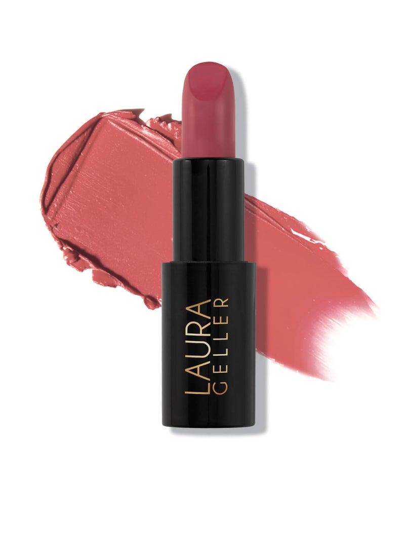 LAURA GELLER NEW YORK Modern Classic Matte Lipstick Real Rosy Long Lasting Lipstick for Ultra Rich Colour and Long Lasting Hydration Matte Finish - Image 1