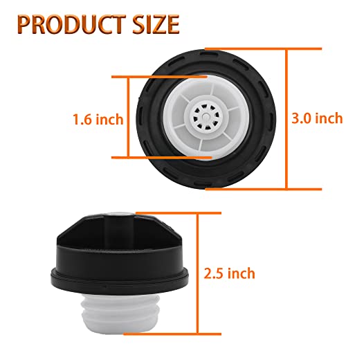 Fokes Locking Gas Cap, Lock Fuel Cap Compatible with 4Runner Tacoma Tundra Acura Honda CRV Infiniti Mazda Nissan Buick Cadillac GMC #10504 77300-47020 - Image 5