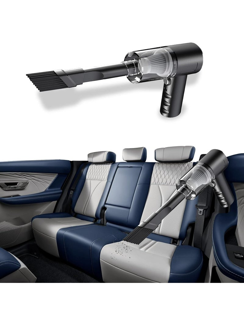 MODERN HOME Wireless Handheld Car Vacuum Cleaner, Portable Vacuum Cleaner for Car, Suction Car Vacuum Cleaner, 5500PA Suction Cordless Car Vacuum, Rechargeable Mini Car Vacuum for Vehicle, Home and Office - Image 1