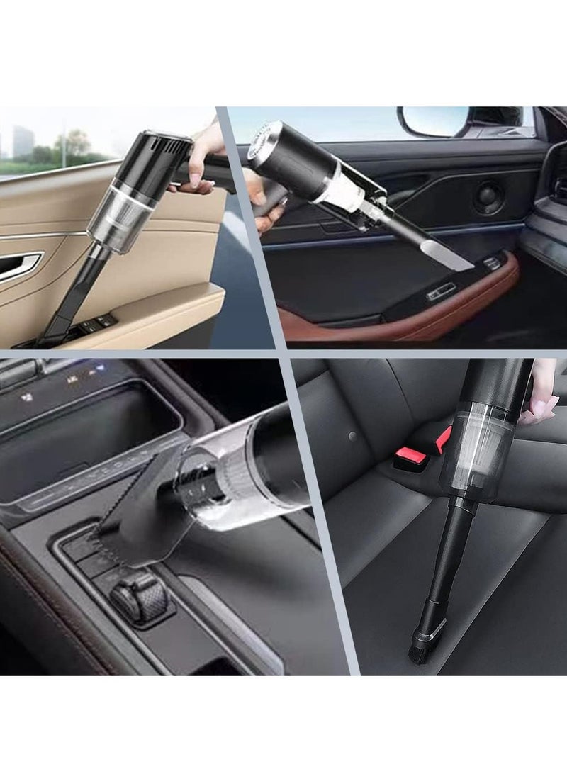 MODERN HOME Wireless Handheld Car Vacuum Cleaner, Portable Vacuum Cleaner for Car, Suction Car Vacuum Cleaner, 5500PA Suction Cordless Car Vacuum, Rechargeable Mini Car Vacuum for Vehicle, Home and Office - Image 3