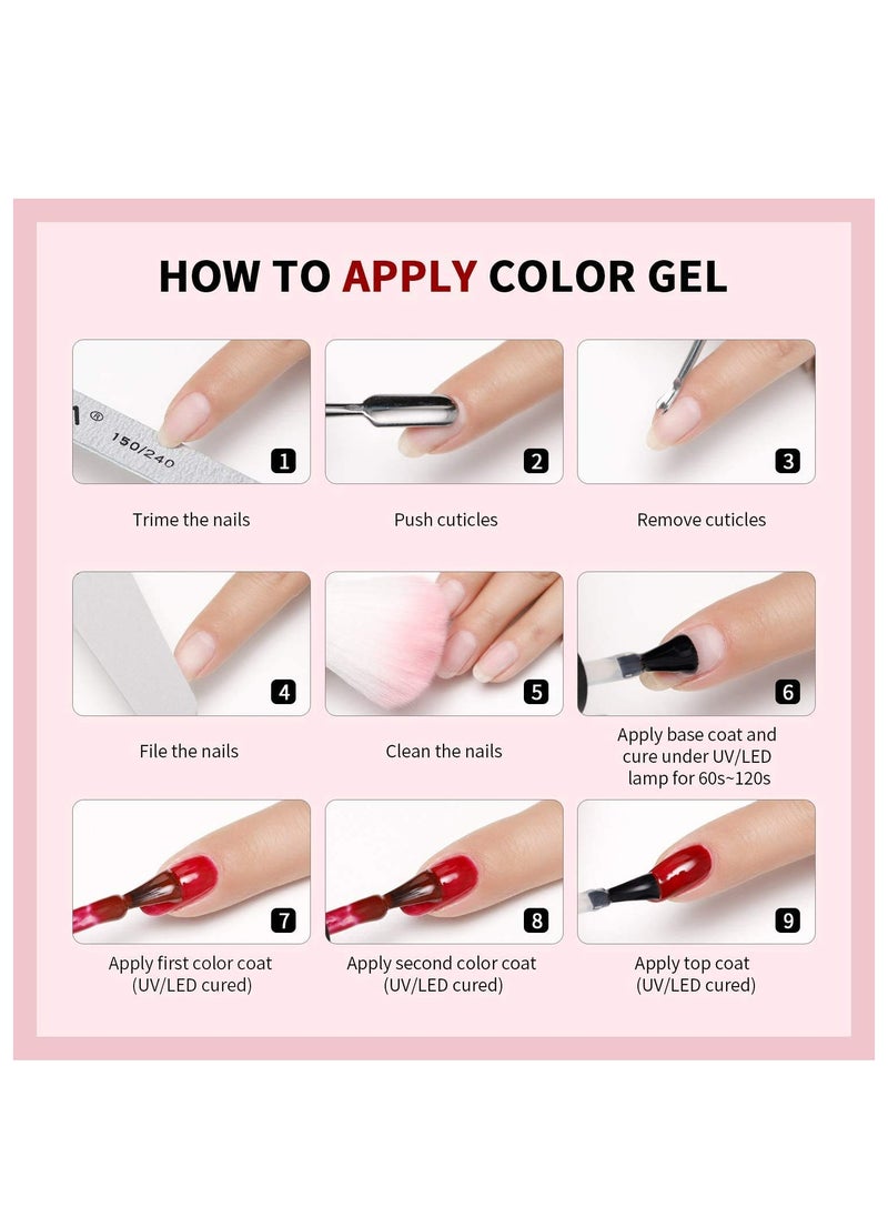 Remy Belle Gel Nail Polish 11ml, Long Lasting, Chip Resistant, Requires Drying Under UV LED Lamp (Winter Sky)  - Image 3