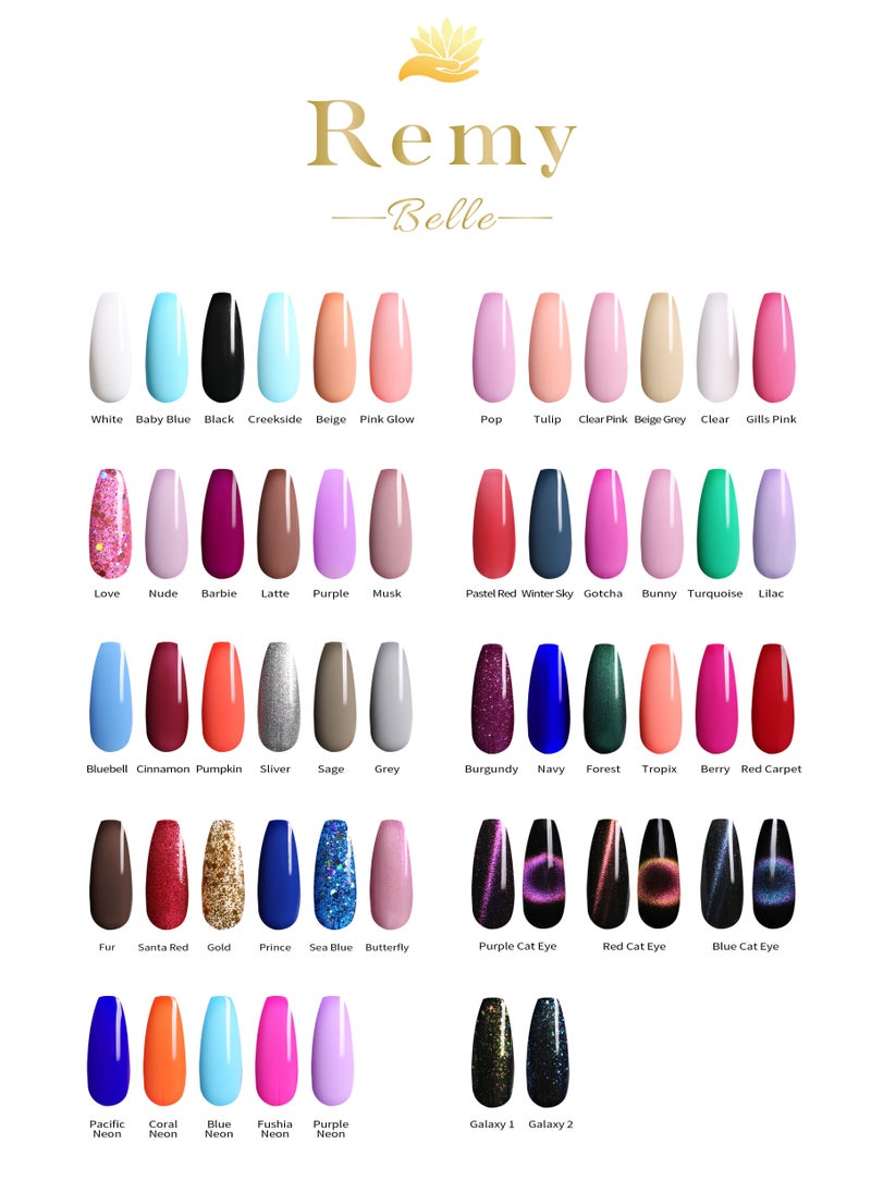 Remy Belle Gel Nail Polish 11ml, Long Lasting, Chip Resistant, Requires Drying Under UV LED Lamp (Winter Sky)  - Image 4