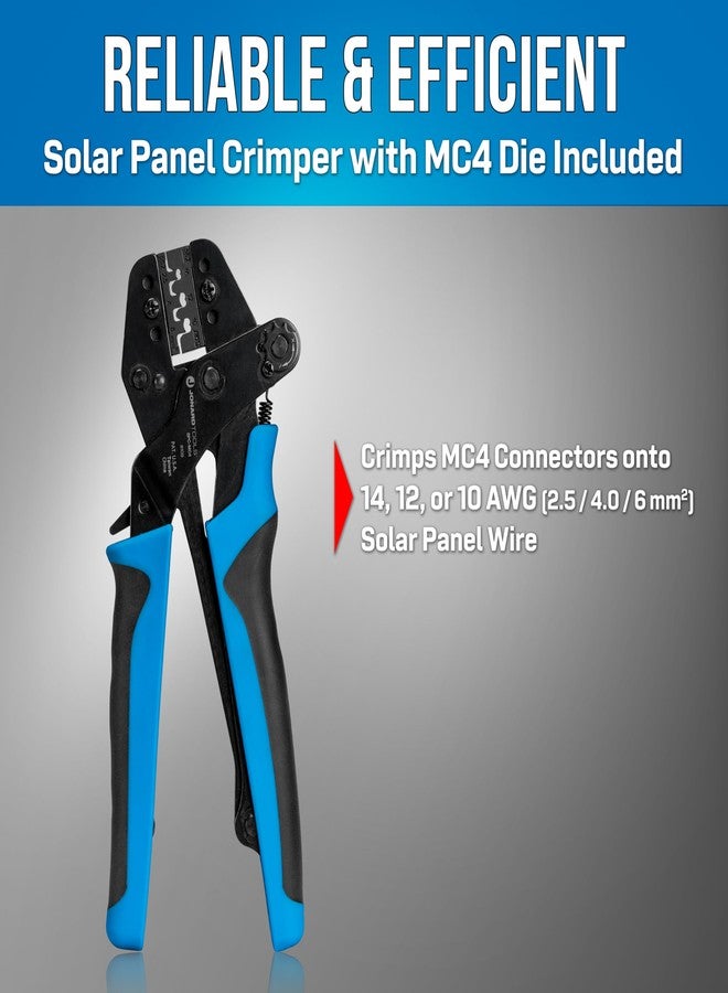 Jonard Tools SPC-MC4 Crimper for Solar Panel MC4 Connector Contacts with Included Crimping Die - Image 2