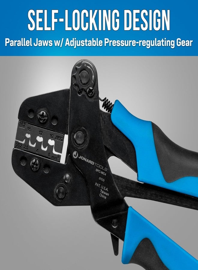 Jonard Tools SPC-MC4 Crimper for Solar Panel MC4 Connector Contacts with Included Crimping Die - Image 3