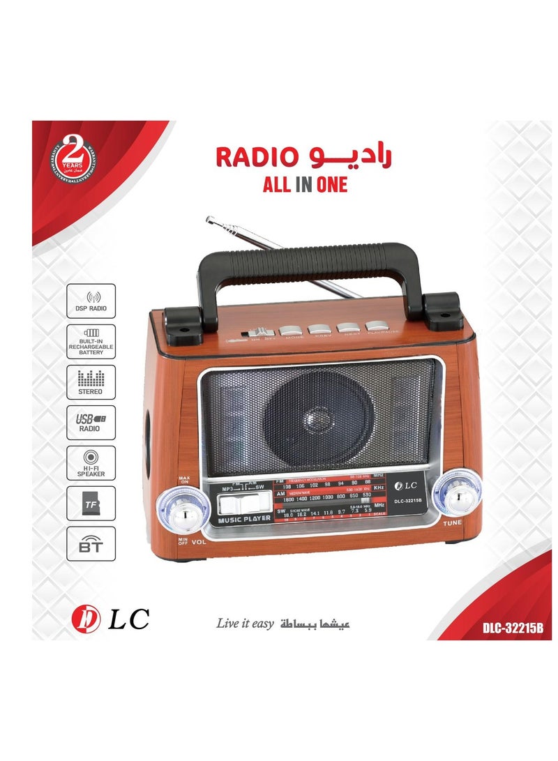 DLC Portable Bluetooth Radio DLC-32215B  - Image 2