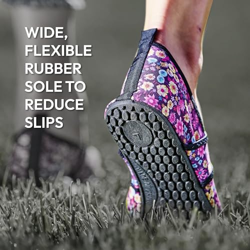 Nufoot Futsole Women's Soft-Sided Shoes for Indoors/Outdoors, Foldable & Flexible Footwear for Sport, Exercise, Yoga or Travel, Dance Shoes, Black, Medium - Image 5