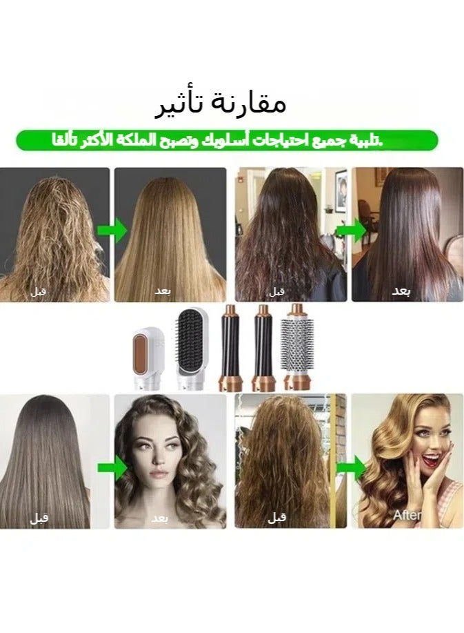 general 5-in-1 Hot Air Comb Aluminum Alloy Hair Straightener Automatic Perm Curling Wand Electric Hair Dryer for Straightening, Volumizing and Curly Hair - Image 5