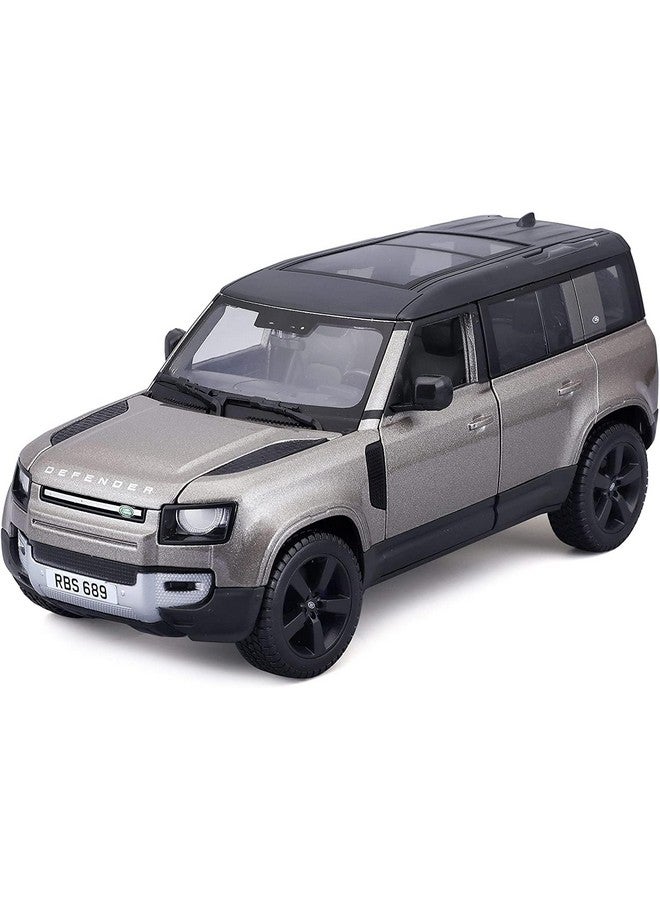 Bburago ببراجو - نموذج مقياس 1/24 متوافق مع نسخة لاند روفر ديفندر 110 مينيature SUV 2022 (أخضر) - Image 1