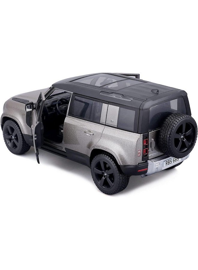 Bburago ببراجو - نموذج مقياس 1/24 متوافق مع نسخة لاند روفر ديفندر 110 مينيature SUV 2022 (أخضر) - Image 3