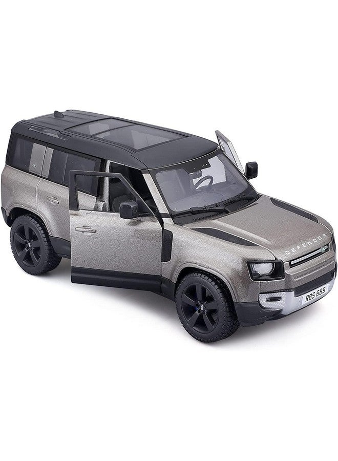Bburago ببراجو - نموذج مقياس 1/24 متوافق مع نسخة لاند روفر ديفندر 110 مينيature SUV 2022 (أخضر) - Image 2
