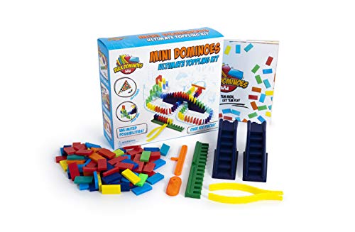 Bulk Dominoes Mini Domino Kit Dominoes Set STEM STEAM Small Toys Family Games for Kids Kids Toys and Games Building Toppling Chain Reaction Sets Starter - Image 5