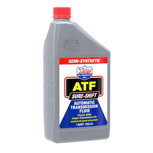 Lucas Oil 10052-PK6 Semi-Synthetic Automatic Transmission Fluid - 1 Quart,Pack of 6 - Image 1