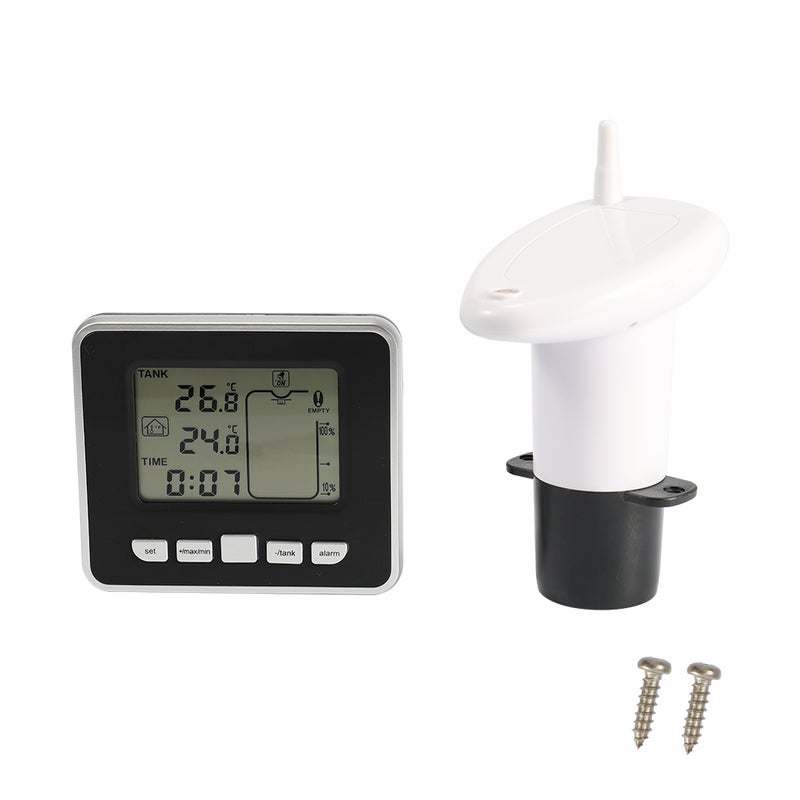 Ultrasonic Depth Meter Sensor LCD Display White Black 16.50 X 10.50 X 11.00cm - Image 3