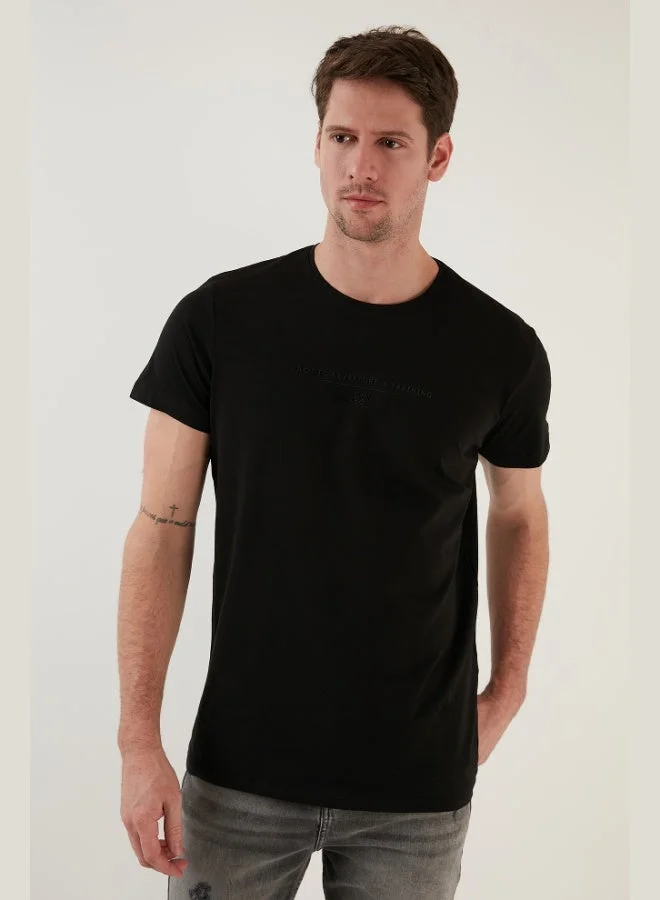 Buratti  Buratti Cotton Slim Fit Crew Neck T Shirt Men's T SHIRT 541TACTICAL for Men | Best Price UAE