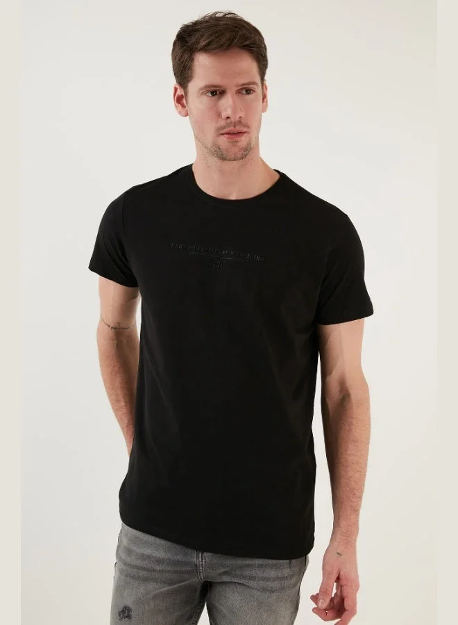 Buratti  Buratti Cotton Slim Fit Crew Neck T Shirt Men's T SHIRT 541TACTICAL for Men | Best Price UAE