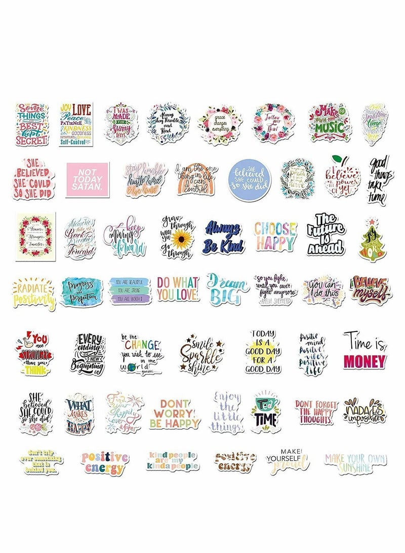 Y&D 200Pcs Inspirational Words Stickers Pack, Motivational Quote for Teens and Adults,Vinyl Decals Water Bottles Laptop Phone Case  - Image 4