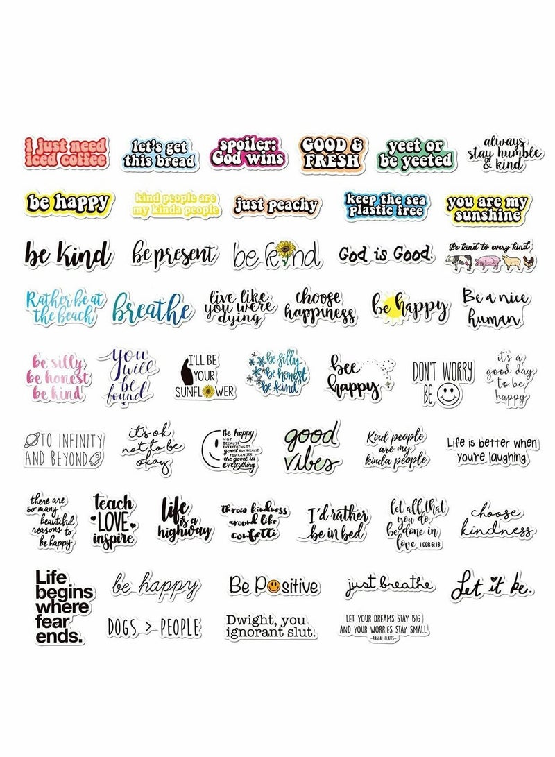 Y&D 200Pcs Inspirational Words Stickers Pack, Motivational Quote for Teens and Adults,Vinyl Decals Water Bottles Laptop Phone Case  - Image 5