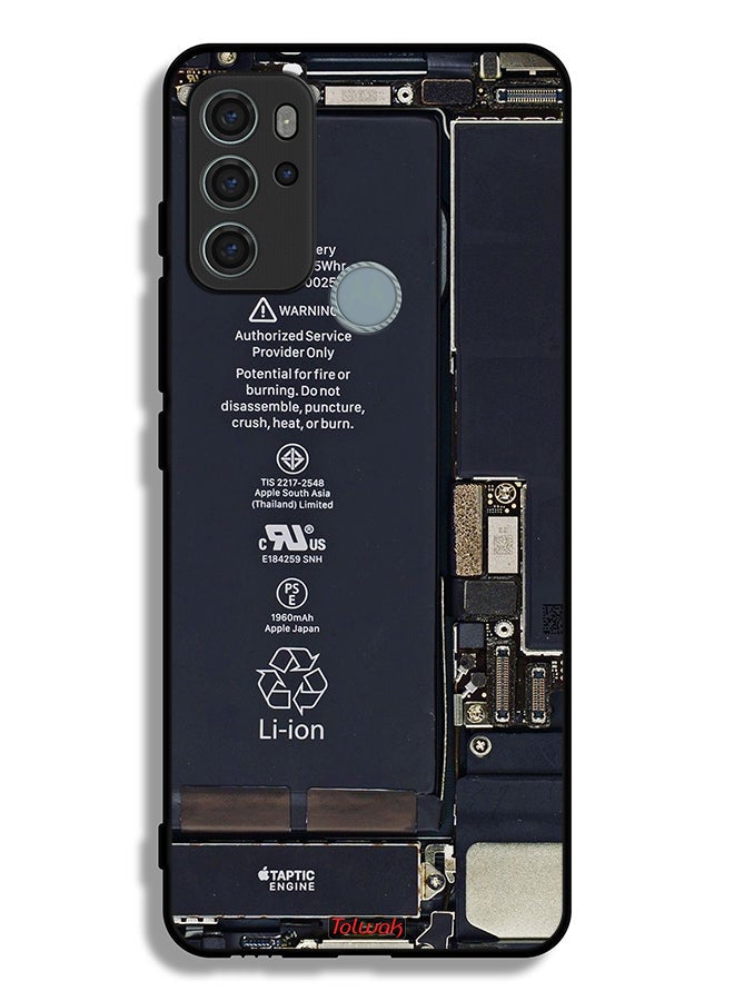 Tolwak Motorola Moto G60S Protective Case Cover Phone Circuit Pattern - Image 2