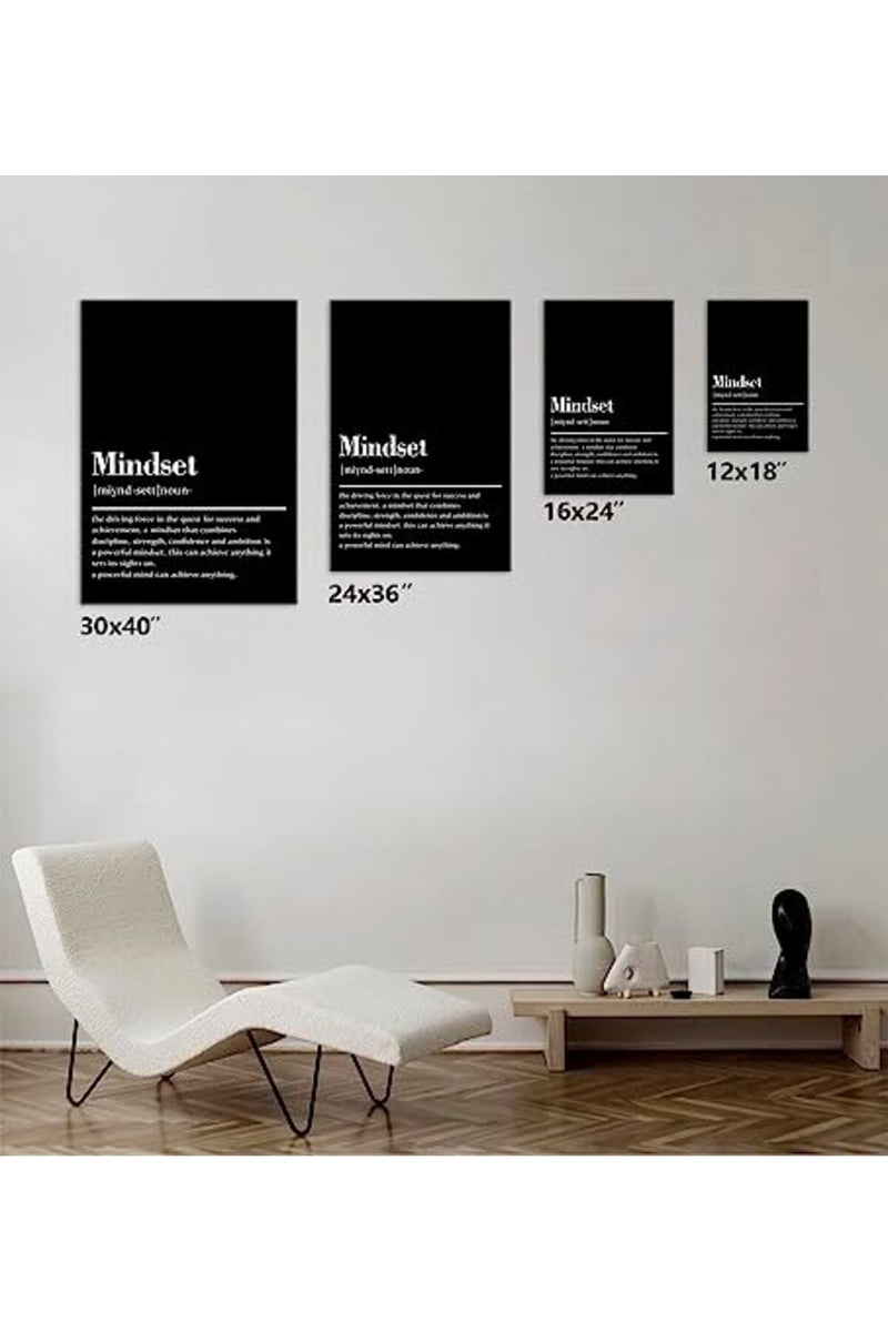 KAWAHONE Motivational Quotes Mindset Wall Art - Image 5