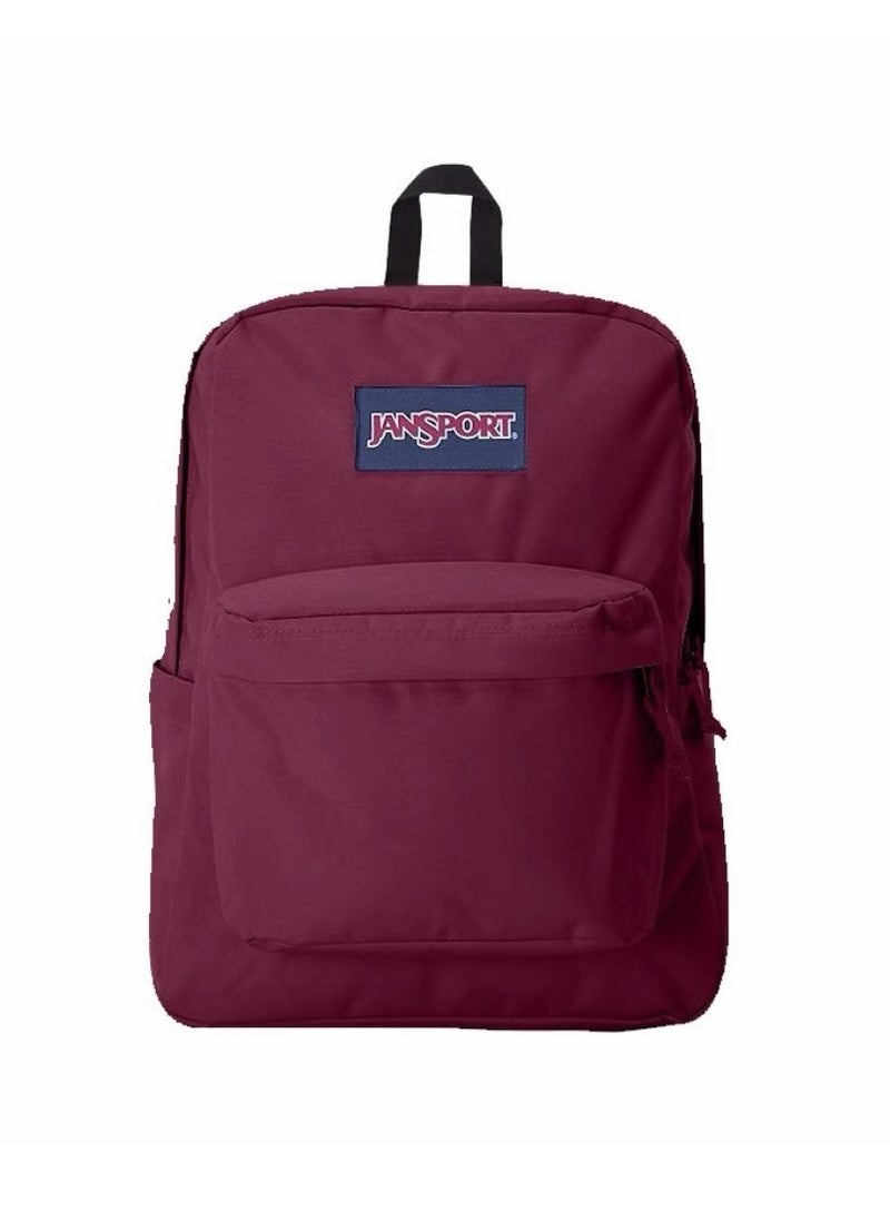JANSPORT - JanSport SuperBreak Classic Casual Backpack Back to School Bag 26L - Burgundy Red - Image 1