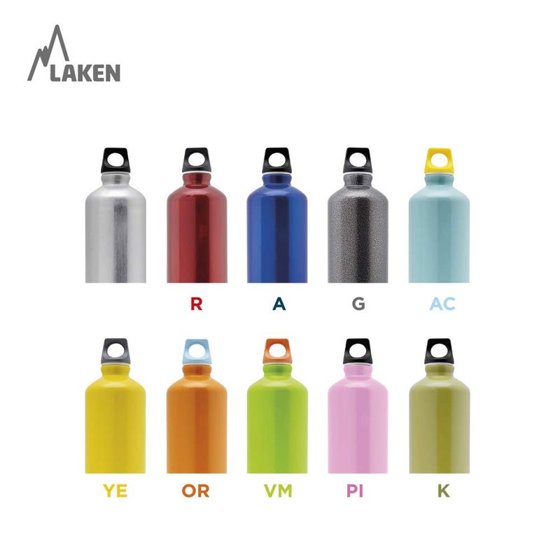 Laken Futura Aluminum Water Bottle - Narrow Mouth, Screw Cap with Loop - Leak-Proof, BPA Free, Made in Spain - 50 oz, Blue - Image 3
