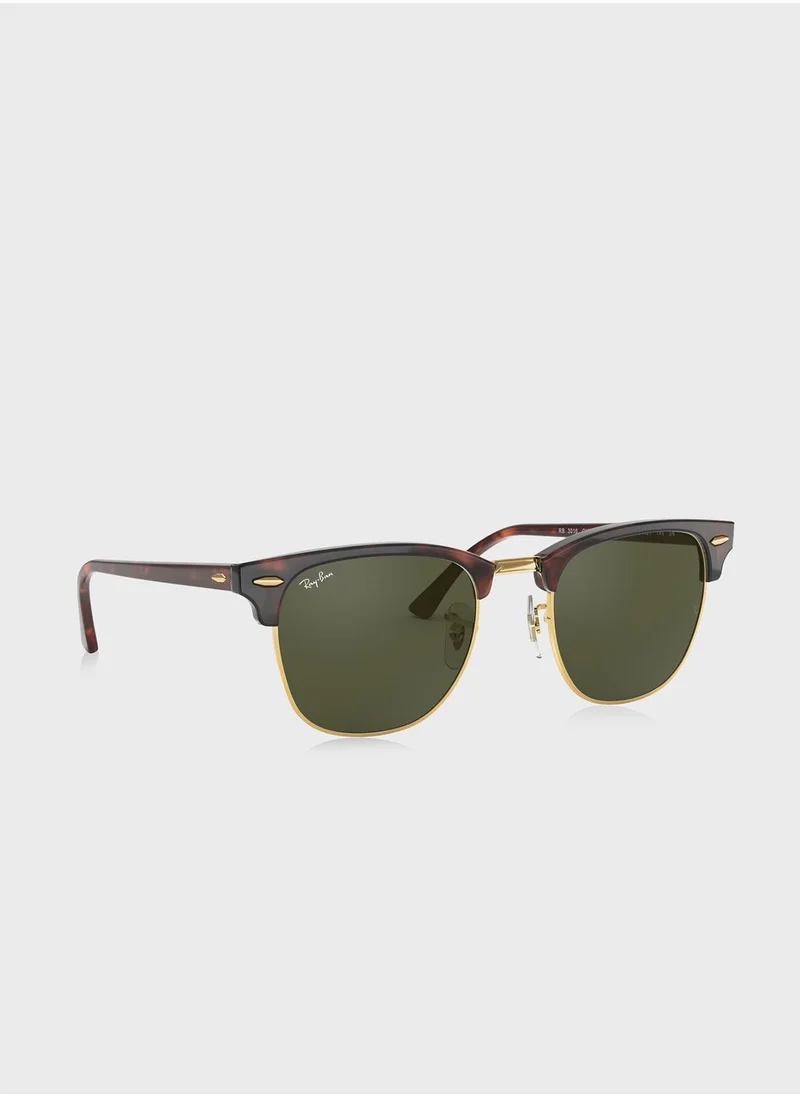 Ray-Ban 0RB3016 Clubmaster Classic Sunglasses