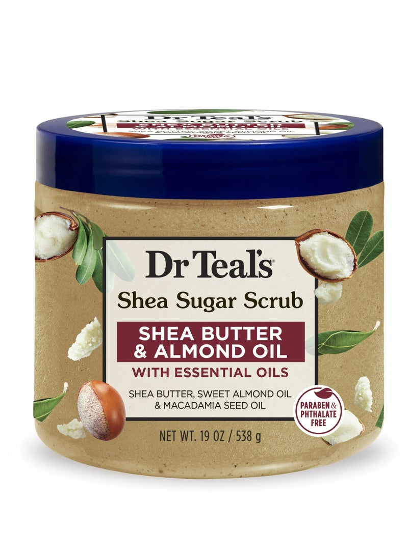 Dr Teal's Dr Teal's Shea Sugar Body Scrub Shea Butter & Almond Oil 538g  - Image 1