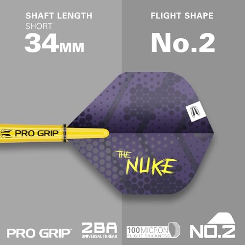 TARGET Darts Luke Littler Loadout Steel Tip Swiss Point Darts, 90% Tungsten Dart, 24G | Steel Tip Dart Set, Player Edition Swiss Points Dart Sets with Tool, Pro Grip Shafts & No.2 Flights - Image 4