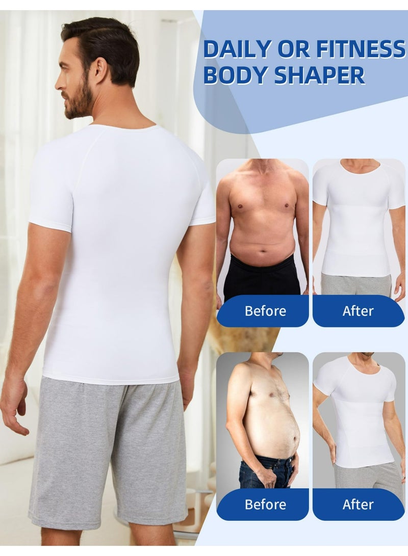 MISS MOLY قميص ضغط لتنحيف وتشكيل الجسم للرجال مخصص للياقة البدنية - Image 4