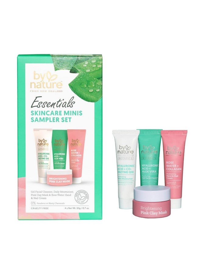 By Nature Essentials Skincare Minis Sampler Skincare Set - Skin Care Set, Travel Size Skincare Gift Set, Skin Care Sets & Kits, Skincare Kits, Travel Skincare, Skincare Sets, Face Care Set for Women
