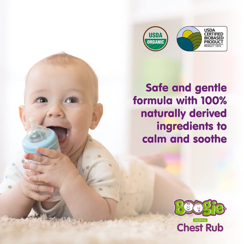 Boogie Chest Rub Stick for Soothing Relief, Petroleum-Free, USDA Organic, Naturally Derived, Soothing Eucalyptus and Lavender, 0.49 oz (Pack of 1) - Image 4